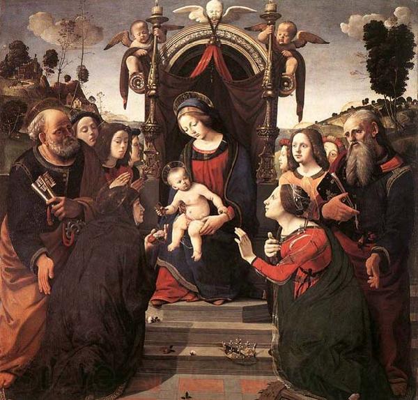 Piero di Cosimo Mystical Marriage of St Catherine of Alexandria